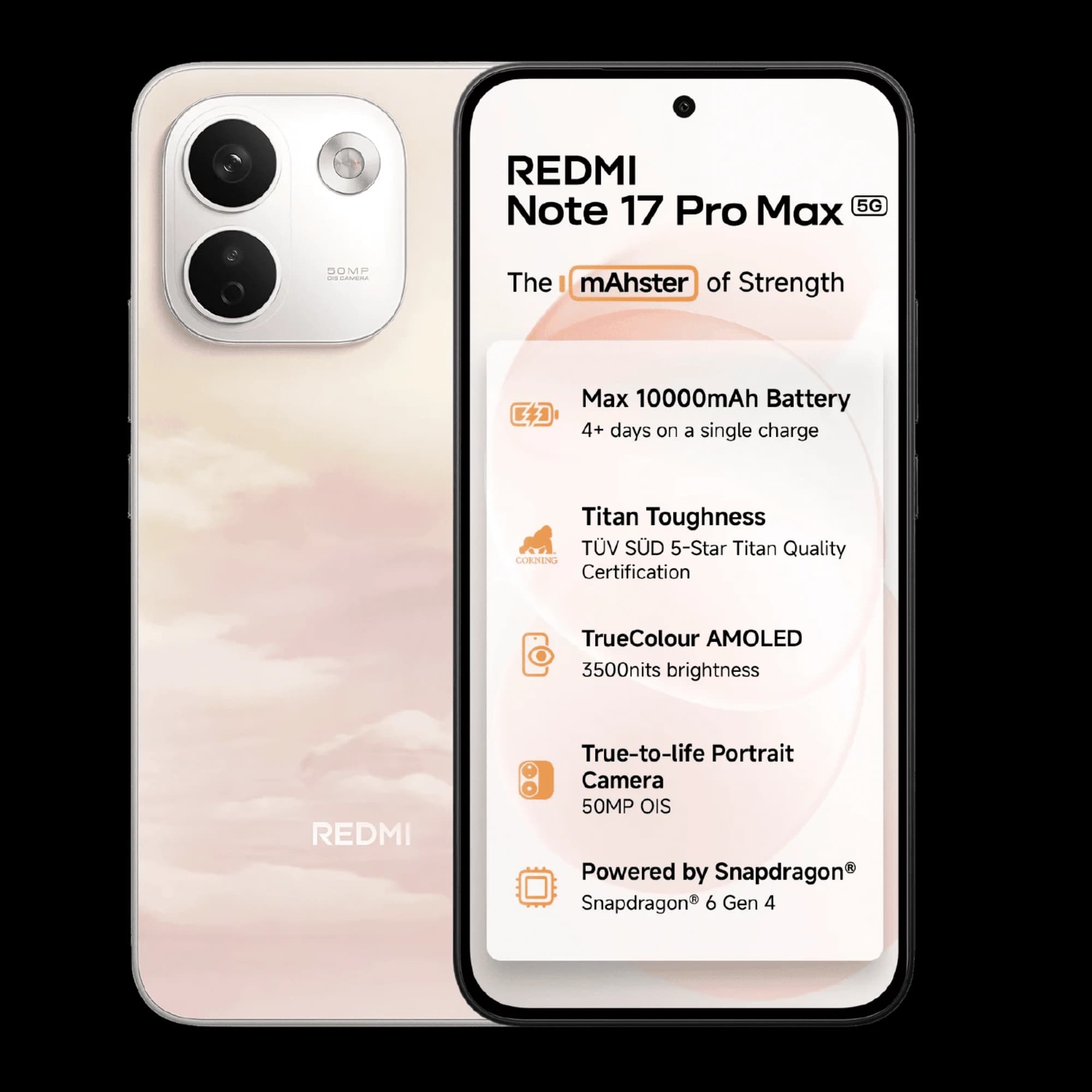 REDMI NOTE 17 PRO MAX 5G 8GB/256GB SECRET SUNRISE